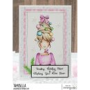 Stamping Bella, Rubber Stamp, MOCHI ORNAMENT GIRL