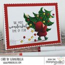 Stamping Bella, Rubber Stamp, BUNDLE GIRL WITH A TREE