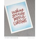 My Favorite Things, clear stamp, Wishing You a Very Merry Christmas