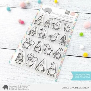 Mama Elephant, clear stamp, Little Gnome Agenda