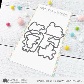 Mama Elephant, Creative Cuts/ Stanzschablone, Dashin Thru...
