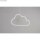 Draht Wolke, 30x17,5cm