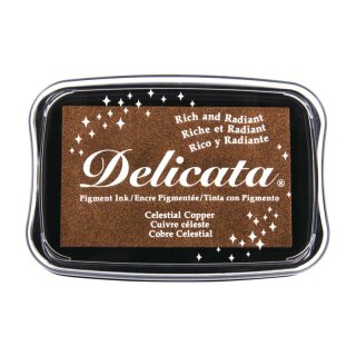 Delicata Metallic Stempelkissen, kupfer, 9,9x6,8x1,9cm,...