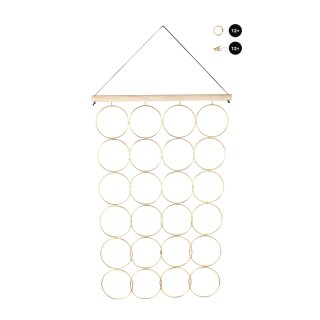 Hängeboard Ringe, 42x62x2cm, Box 1 Set