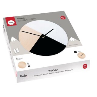 Bastelpackung: Wanduhr, 25cm ø, 2, Box 1Set