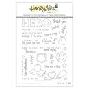 Honey Bee Stamps, clear stamp, My Hero