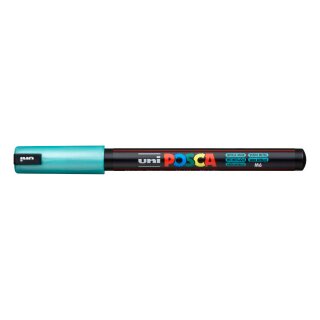 Marker UNI POSCA PC-1MR metalic grün Nr.M6