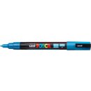 Marker UNI POSCA PC-3M Glitter hellblau Nr.08
