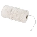 Garn, 2mm ø, weiß, ca. 600g, Spule 260m