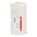 Garn, 2mm ø, weiß, ca. 600g, Spule 260m