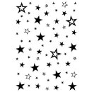 Stempel Clear, "Sterne Hintergrund", A7