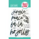 Avery Elle, clear stamp, Jingle
