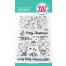 Avery Elle, clear stamp, Christmas Mice