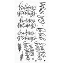 My Favorite Things, clear stamp, Hand-Lettered Holiday...
