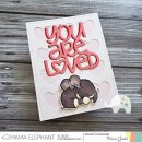Mama Elephant, Creative Cuts/ Stanzschablone, Heart Grid Cover