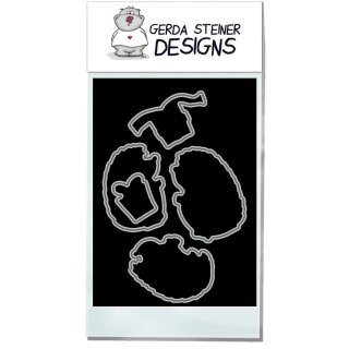 Gerda Steiner Designs, Hedgehog with Gifts - Die Set