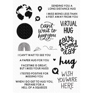 My Favorite Things, clear stamp, I Miss Your Hugs