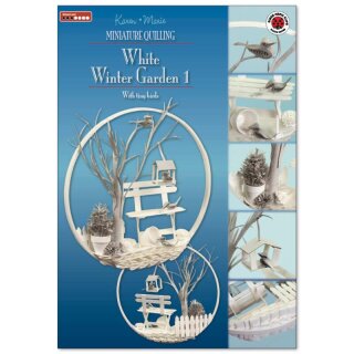 Karen Marie Klip: Quilling Anleitung, White Winter Garden 1