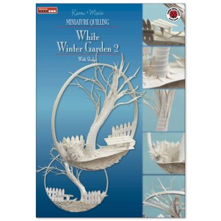 Karen Marie Klip: Quilling Anleitung, White Winter Garden 2
