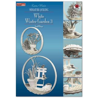 Karen Marie Klip: Quilling Anleitung, White Winter Garden 3