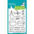 Lawn Fawn, clear stamp, special delivery box add-on