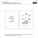 Lawn Fawn, clear stamp, special delivery box add-on