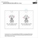 Lawn Fawn, clear stamp, special delivery box add-on