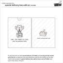 Lawn Fawn, clear stamp, special delivery box add-on