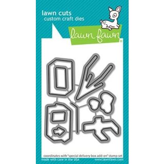 Lawn Fawn, lawn cuts/ Stanzschablone, special delivery box add-on