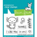 Lawn Fawn, clear stamp, i like you (a lotl)