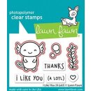 Lawn Fawn, lawn cuts/ Stanzschablone, i like you (a lotl)