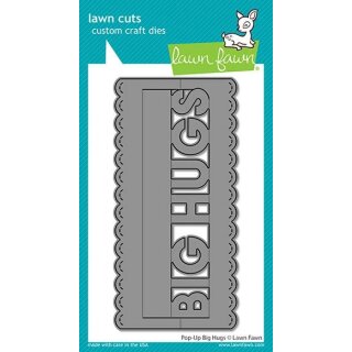 Lawn Fawn, lawn cuts/ Stanzschablone, pop-up big hugs