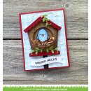 Lawn Fawn, lawn cuts/ Stanzschablone, magic iris birdhouse add-on