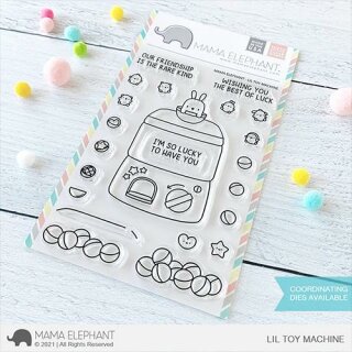 Mama Elephant, clear stamp, Lil Toy Machine