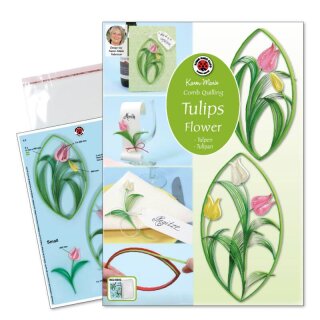 Karen Marie Klip: Quilling Anleitung, Tulips/ Tulpen