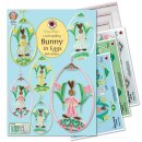 Karen Marie Klip: Quilling Anleitung, Bunny in Eggs with...
