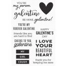 My Favorite Things, clear stamp, My Galentine