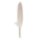 Gänsefedern, 11-16cm, 10 Stück, rosa