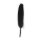 Gänsefedern, 11-16cm, 10 Stück, schwarz