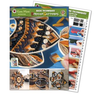 Karen Marie Klip: Quilling Anleitung, African Pattern