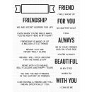 My Favorite Things, clear stamp, What Friendship Means