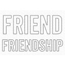 My Favorite Things, Die-namics/ Stanzschablone, Friend &amp; Friendship