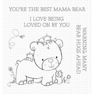 My Favorite Things, clear stamp, Many Bear Hugs