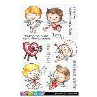 C.C. Designs, clear stamp, Cupid Love