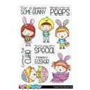 C.C. Designs, clear stamp, Easter Kids