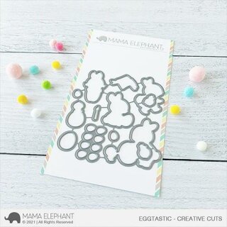 Mama Elephant, Creative Cuts/ Stanzschablone, Eggtastic