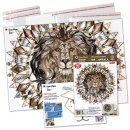 papier + ideen: Quilling Template, Löwen Mandala Art...
