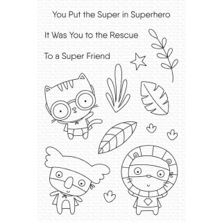My Favorite Things, clear stamp, Super Friend