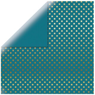 Echo Park, Scrapbooking Papier, Gold Foil Blue, 30,5 x...