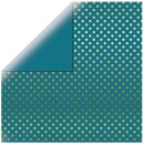 Echo Park, Scrapbooking Papier, Gold Foil Blue, 30,5 x...